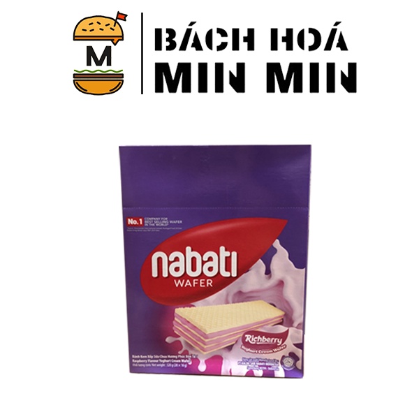 Bánh Nabati vị Phô Mai, vị Chocolate Cream, vị Sữa Chua Phúc Bồn Tử dạng xốp hộp 320g