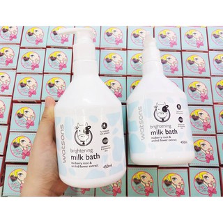 Sữa Tắm Watsons Milk Bath 450ml.