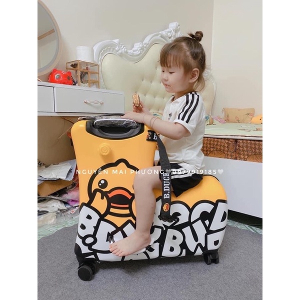 vali vịt B.duck cho bé du lịch
