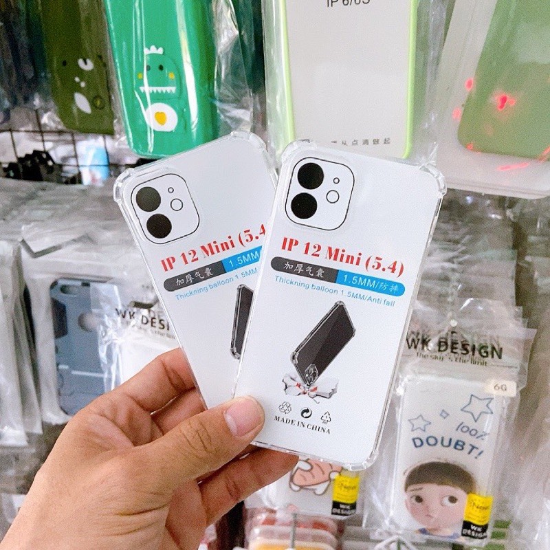 ốp trong suốt chống sốc iphone 12 mini/ ip 12/ip 12 pro/ ip 12 pro max/ip 13/ip 13 pro Max