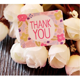 Tem nhãn dán thank you