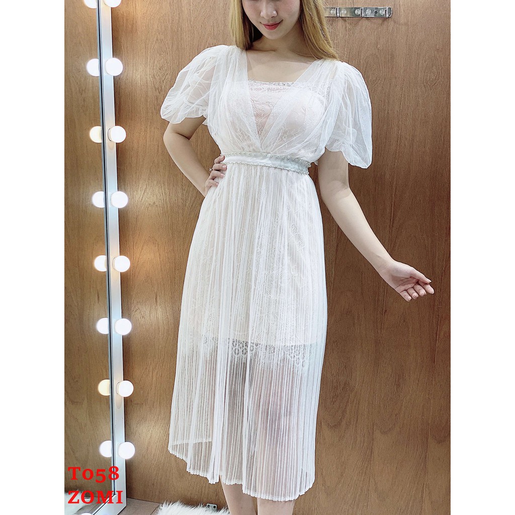 ĐẦM REN CÁNH TIÊN-T058 ZOMI