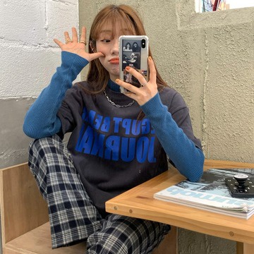 Áo Thun Tay Ngắn Cổ Tròn Dáng Rộng In Chữ Thiết Kế Mới  Thời Trang Theo Phong Cách Hồng Kông Cho Nữ