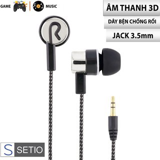 Tai nghe nhét tai có dây SK-17 Extra Bass, jack 3.5mm