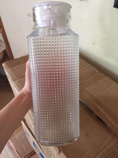 Bình đựng nước thuỷ tinh 2 lít
