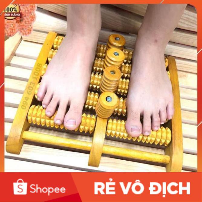 Bàn lăn chân gỗ 📌FREESHIP📌 Bàn mát xa chân bằng gỗ 5 hàng loại tốt,giá rẻ (MSP SKLD2432)