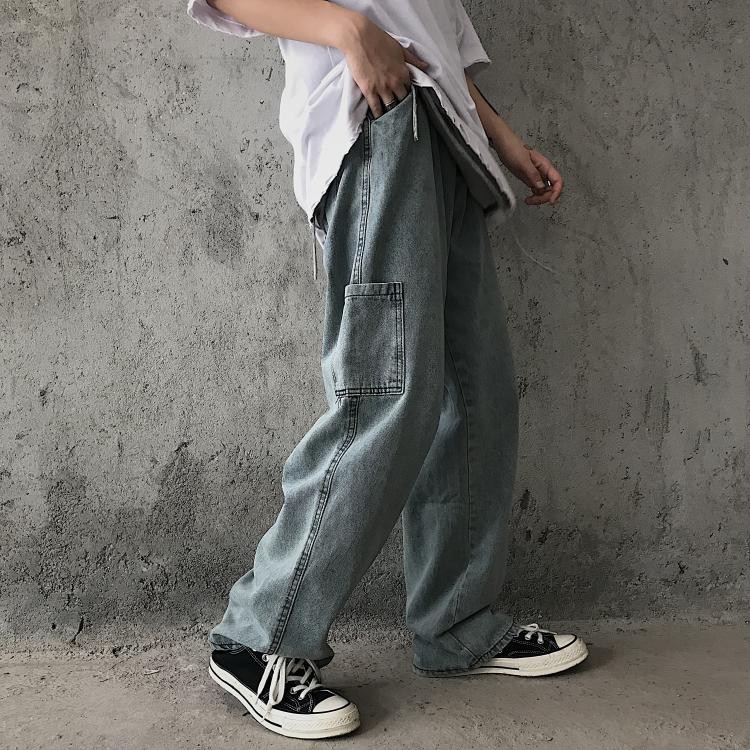 Quần Jeans 3 Túi Phong Cách Hàn Quốc Cá Tính Cho Nam