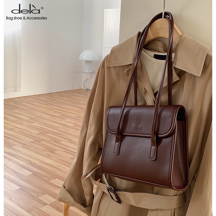 Dela Túi Đeo Một Bên Vai Thời Trang Xuân Hè Hàn Quốc Cổ Điển 2022 Mới Dễ Phối Đồ Dành Cho Nữ