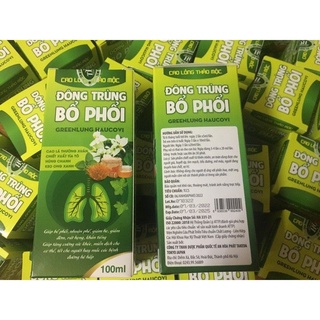 siro đông trùng bổ phổi ( chai 100ml)