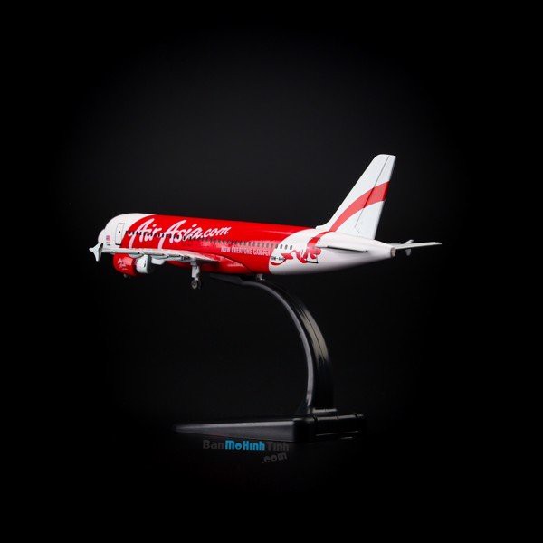 Mô hình máy bay Air Asia Airbus A320 20cm Everfly