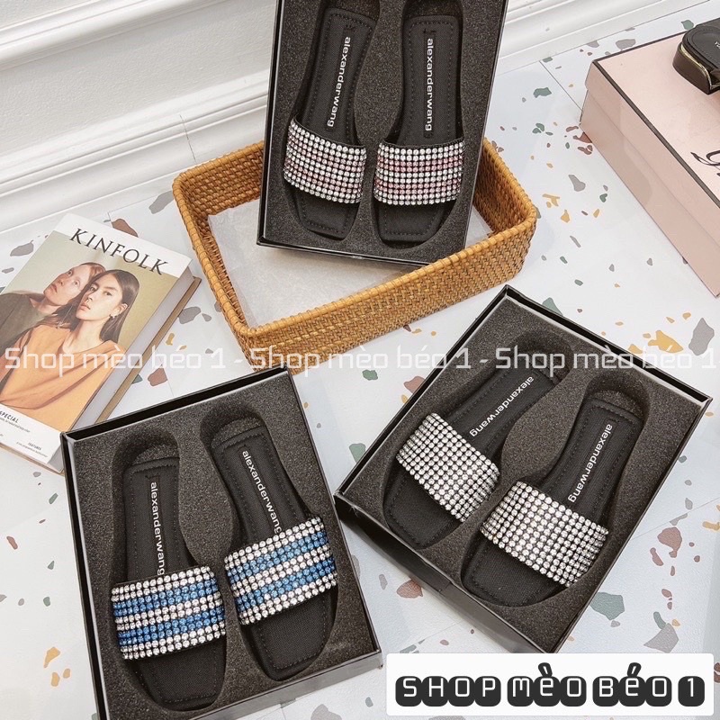 Dép alex wang quai đá ngang fullbox