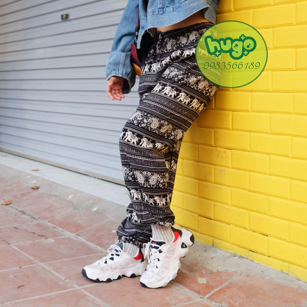Quần Alibabaquần boom nam nữ phom to, họa tiết thổ cẩm nhiều màu từ 40 - 80kg | BigBuy360 - bigbuy360.vn