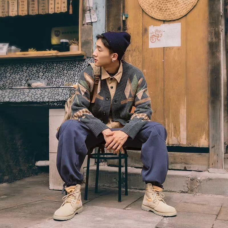 Áo len Cardigan vintage nam nữ