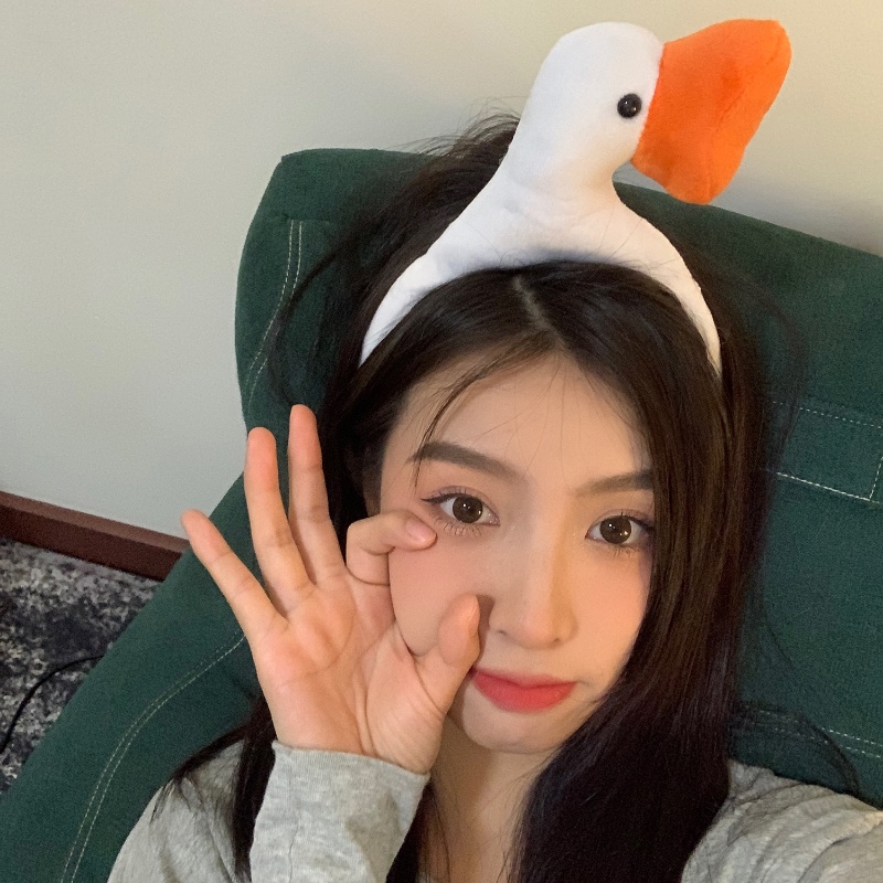 Băng đô hình chú vịt dễ thương phong cách Hàn Quốc