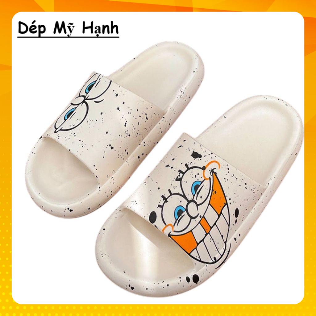 Dép bánh mì, dép nữ Họa Tiết BỌT BIỂN thời trang đi biển, êm chân SP2