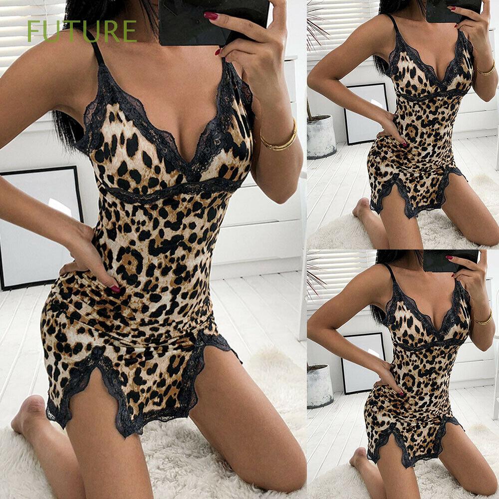 Đồ lót ren họa tiết da báo gợi cảm cho nữ
