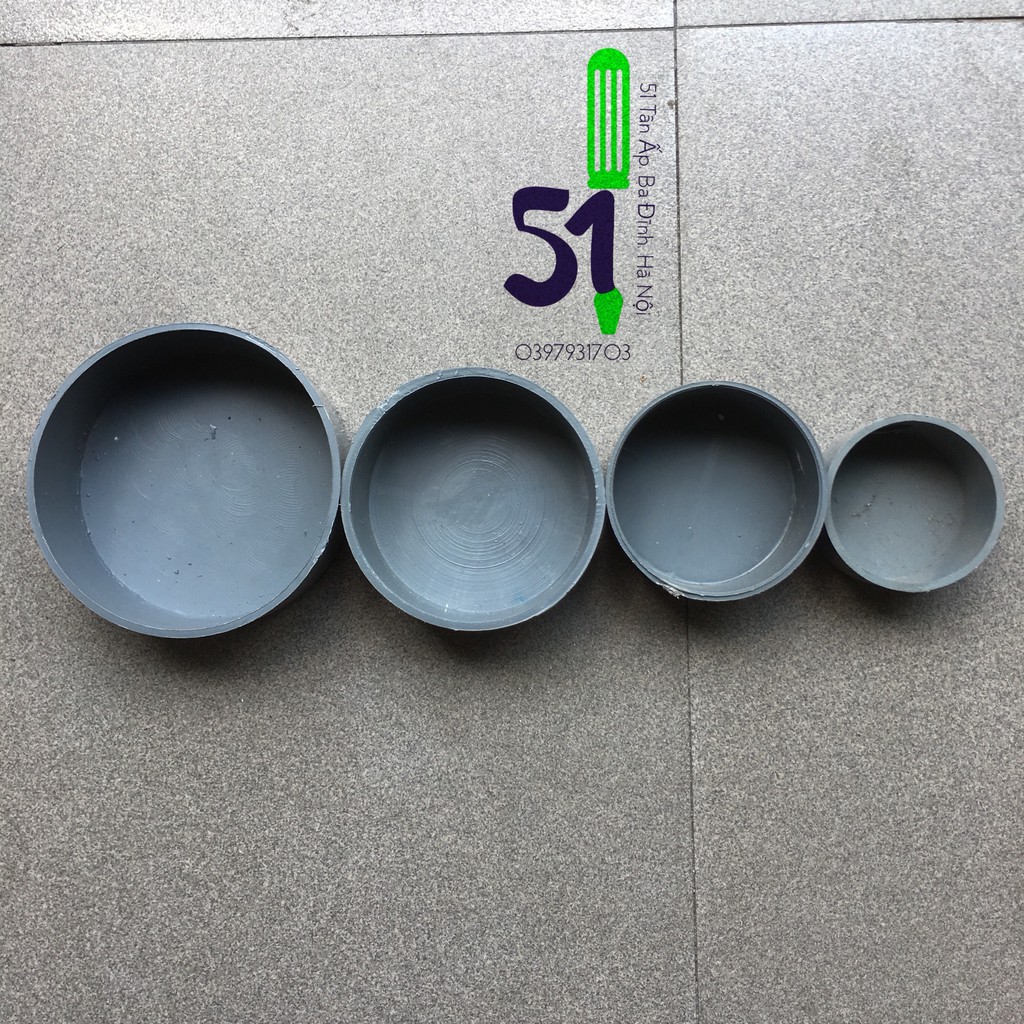 Nắp bịt nhựa TP phi 110, 90, 76, 60 | Bịt trơn | Nút bịt