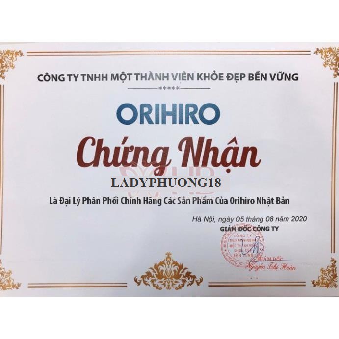 [Hàng Nội Địa Nhật] Viên uống ORIHIRO NattoKinase Capsule hỗ trợ điều trị tai biến, chống đột quỵ 60 viên/hộp