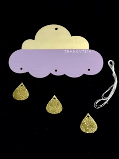 Mây trang trí nhiều màu ☁️☁️☁️