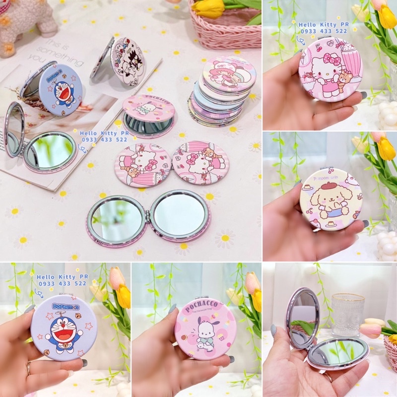 GƯƠNG 2 MẶT MINI BỎ TÚI HELLO KITTY