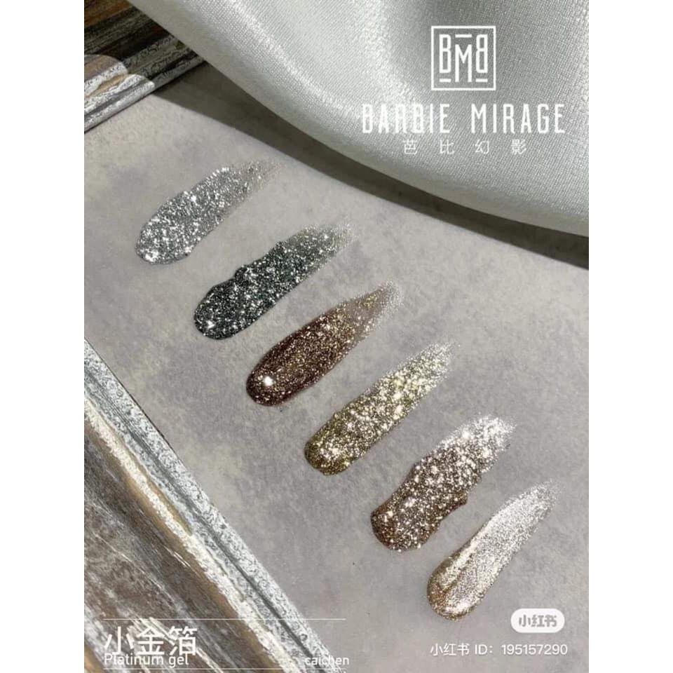 GEL Nhũ vẽ viền của Barbie 4 màu thông dụng nhất , là đỉnh nhất ( lẻ 1 hũ)