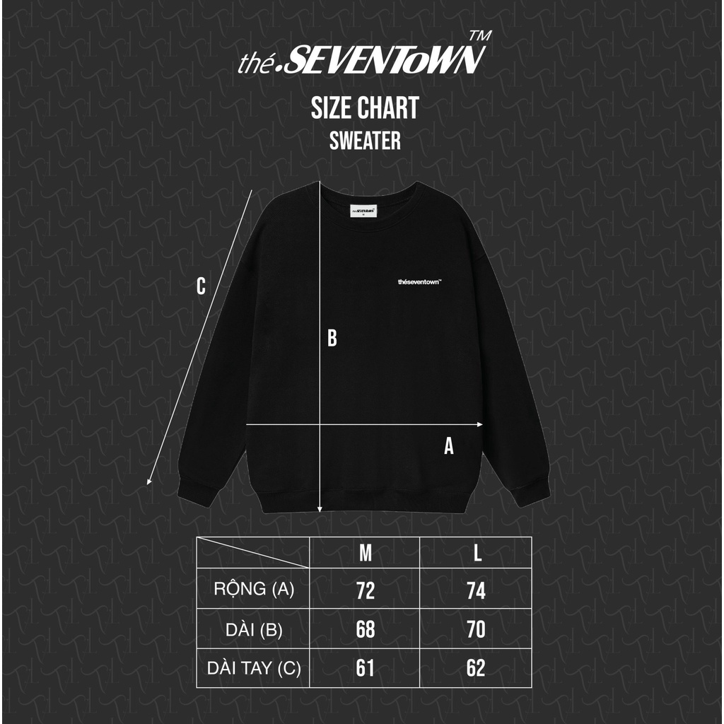 Áo Sweaters Unisex Local Brand SVT JUPITER màu sky blue