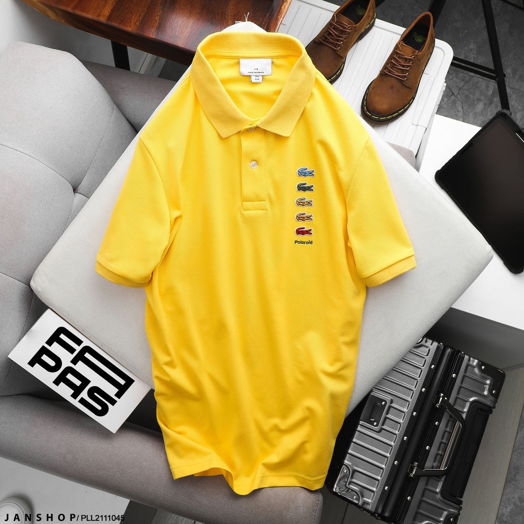 Áo Polo Cá Sấu Với Logo Được Thêu Nhiều Màu Bên Ngực Trái Đặc Sắc