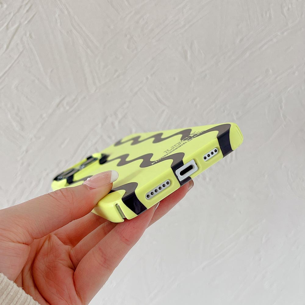 Ốp Điện Thoại Cứng Họa Tiết Lượn Sóng Cho iPhone 11 11ProMax 12 12Pro 12ProMax 13 13Pro 13ProMax 14 14Pro 14Plus 14ProMax