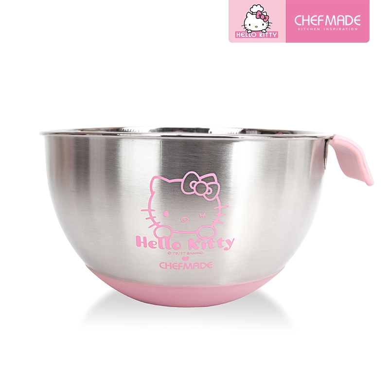 Bát đánh trứng Chef Made KT7011 bằng inox 304 phối silicon chống trượt 20cm