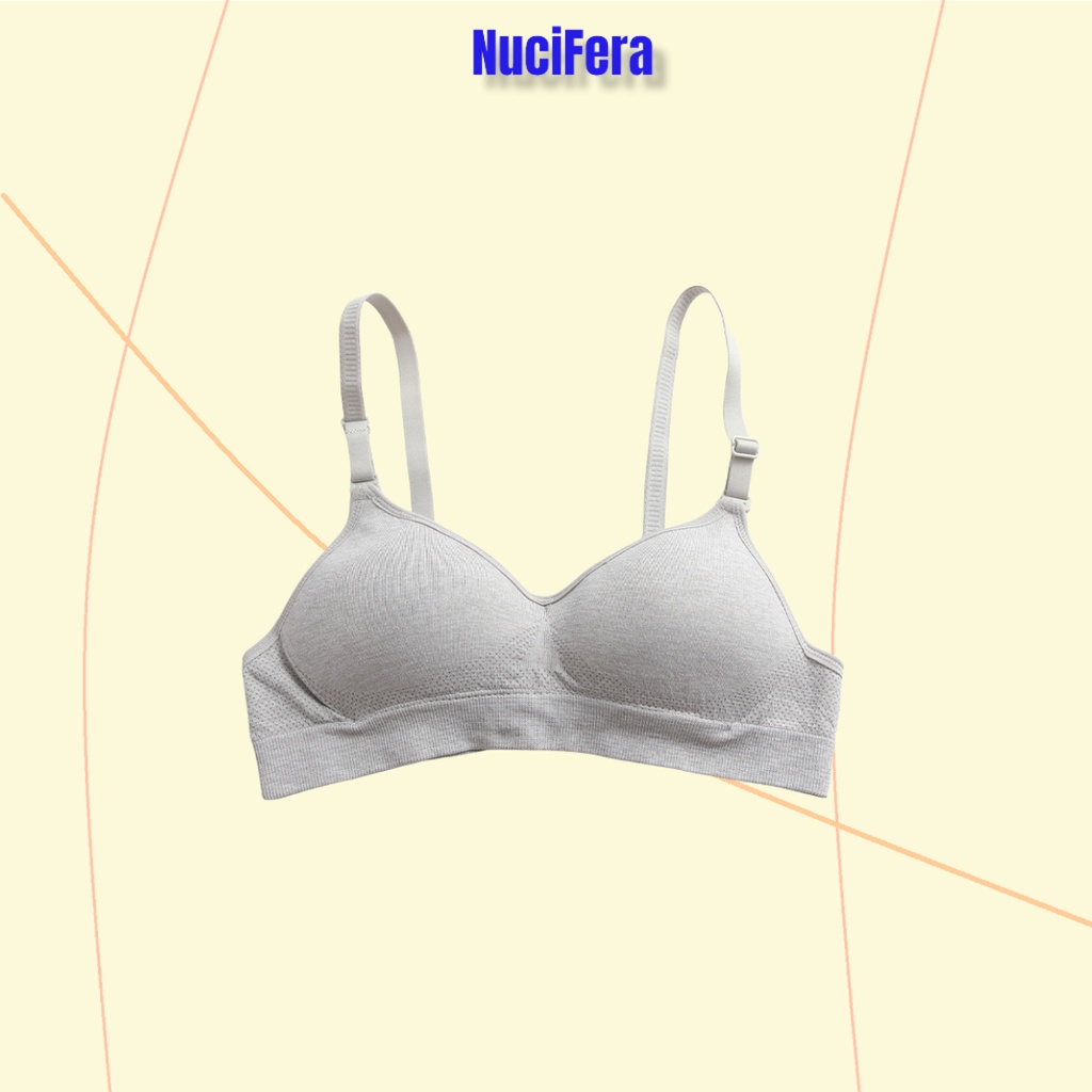 Áo lót ngực nữ đệm mỏng không gọng phom ôm nâng ngực đẹp AL36_NuciFera