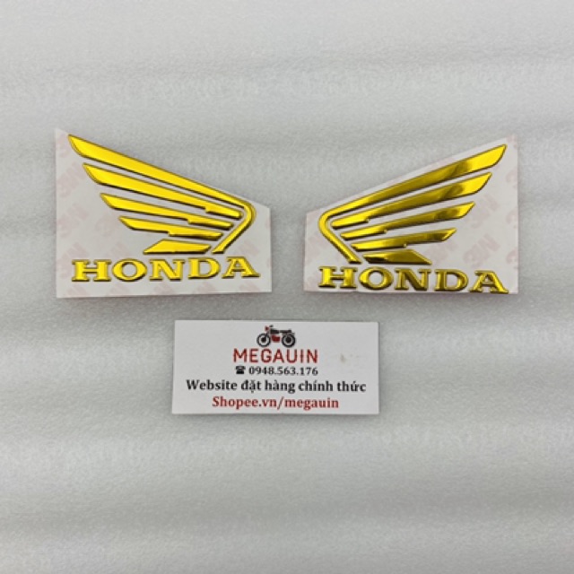 Logo cánh chim chữ Honda (giá 1 cặp)