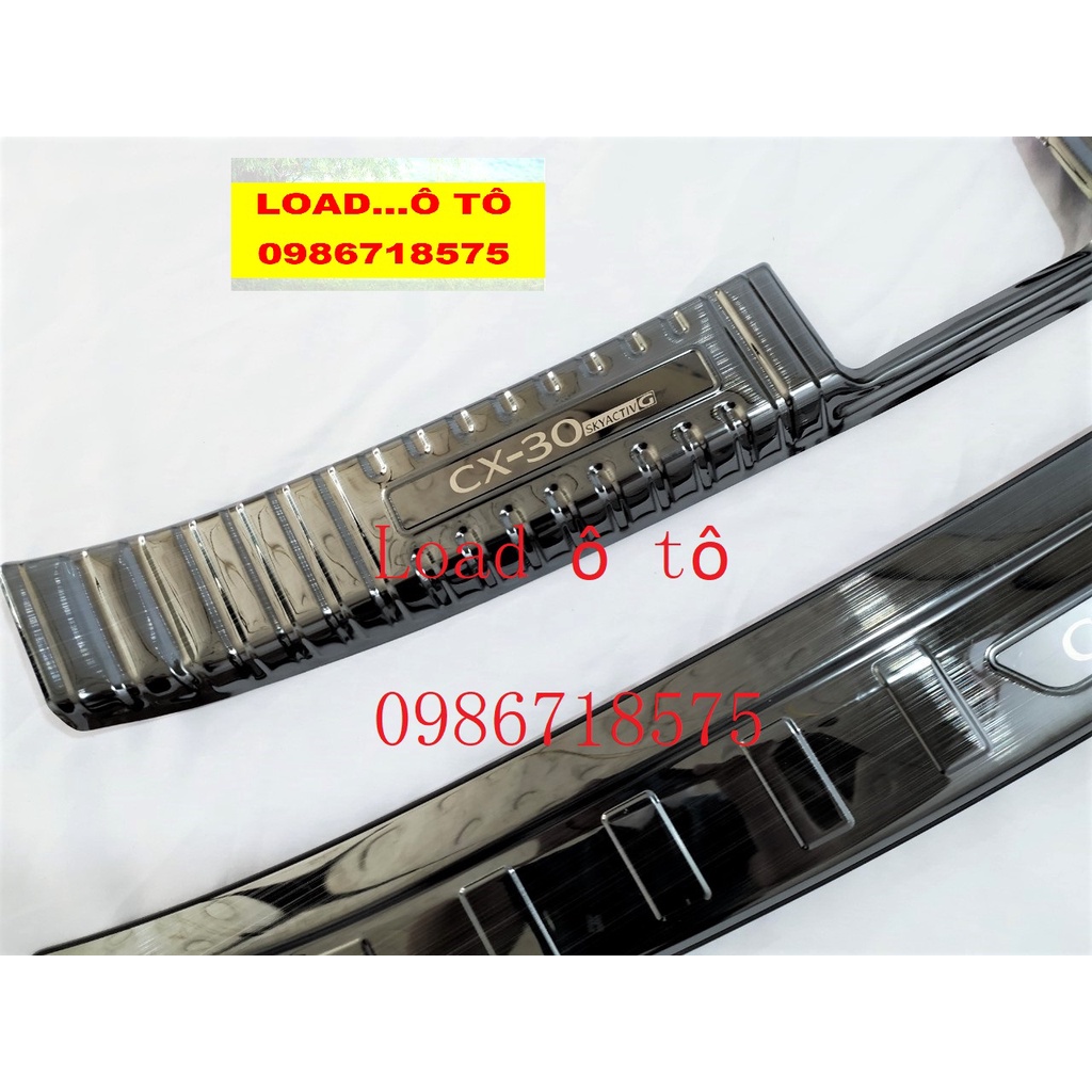 Bộ Chống Trầy Cốp Trong, Ngoài Xe Mazda CX30, CX-30 2022-2023 Loại 1 Bóng Gương Mẫu Vân Titan Cao Cấp