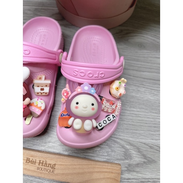 Sẵn Dép hồng có quai hậu kh CoCa