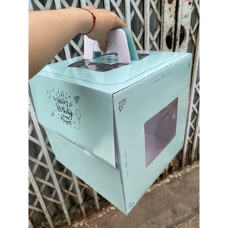 Combo 5 hộp bánh kem 2 tầng có kèm đế size 30 cao 30
