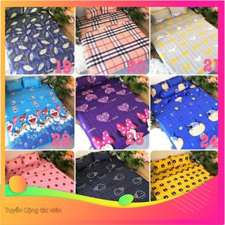 Trọn bộ chăn hè 5 món ga gối Poly