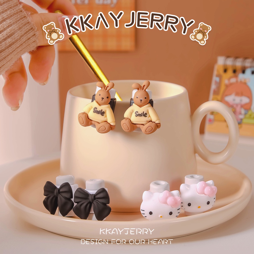 Phụ Kiện Bảo Vệ Dây Cáp Sạc Cổng usb Sang Cổng type c Kiểu Dáng Hoạt Hình Dễ Thương Cho Điện Thoại Android