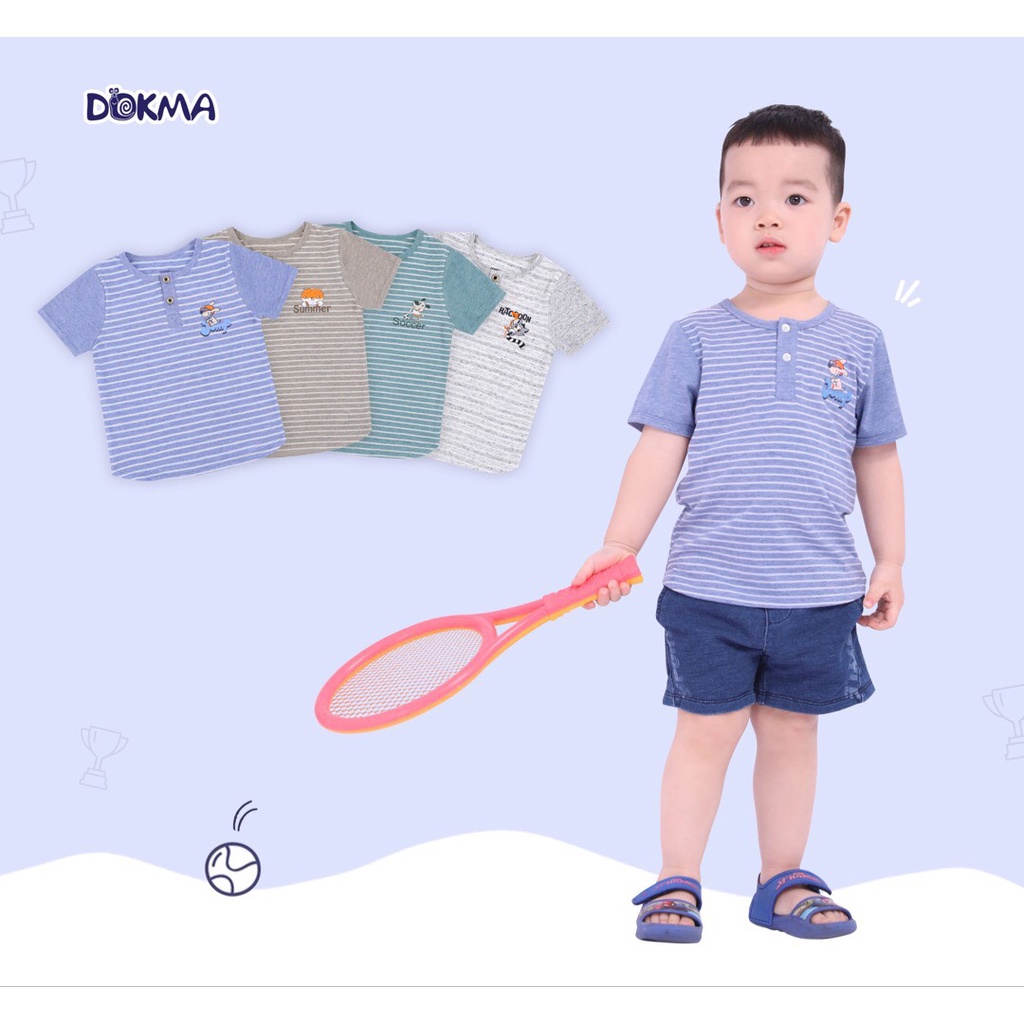 DMA408 Áo bổ trụ cộc tay Dokma (9-36M)