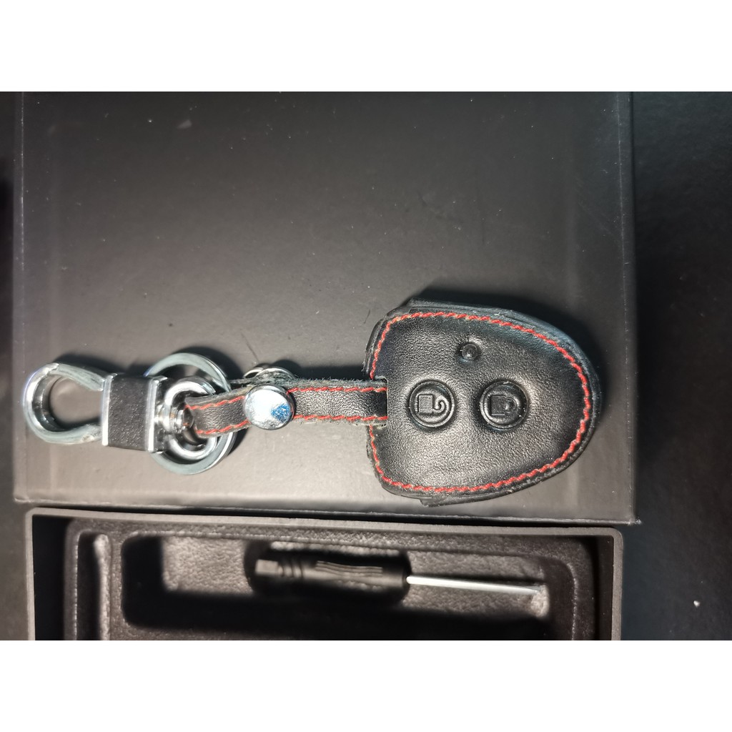 [Tặng kèm móc khóa] Bao da chìa khóa, Ốp chìa khóa carbon cho xe ô tô TOYOTA YARIS VIOS