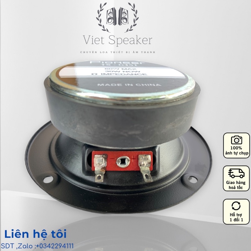 LOA TREBLE PIONEER TS-451 HÀNG NHẬP KHẨU CHINA CÓ TỤ CẢN ĐỎ XỊN