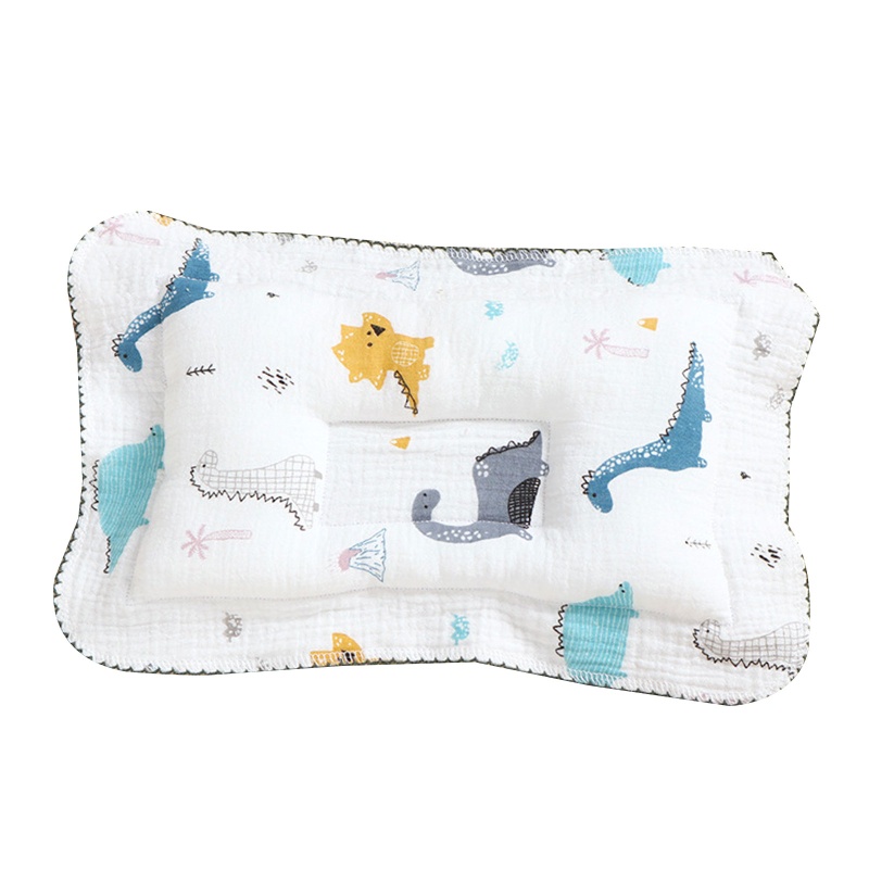 Gối Cotton Kê Đầu Cho Bé Sơ Sinh 0-2 Tuổi Có Thể Giặt Máy Được