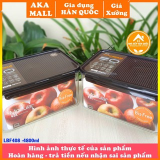 Hộp bảo quản thực phẩm 4800ml  Lock&Lock Bisfree Modular - LBF408 [Chính hãng] .