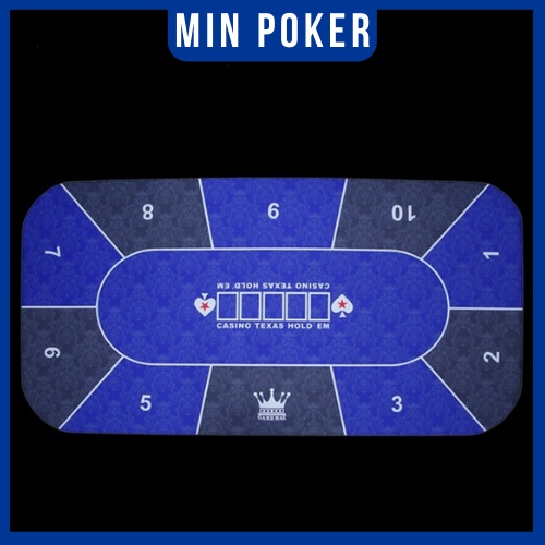 Thảm poker cao cấp (có đánh số ô, 3 màu)