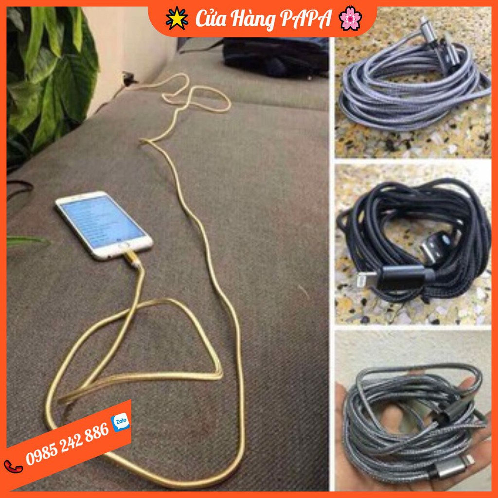 Dây Sạc Điện Thoại Dài 3 Mét