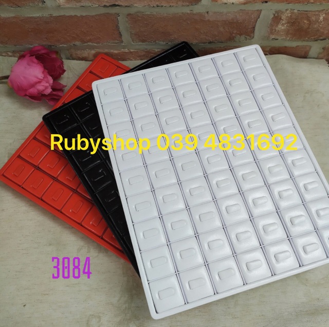 Khay da trưng bày, cài nhẫn