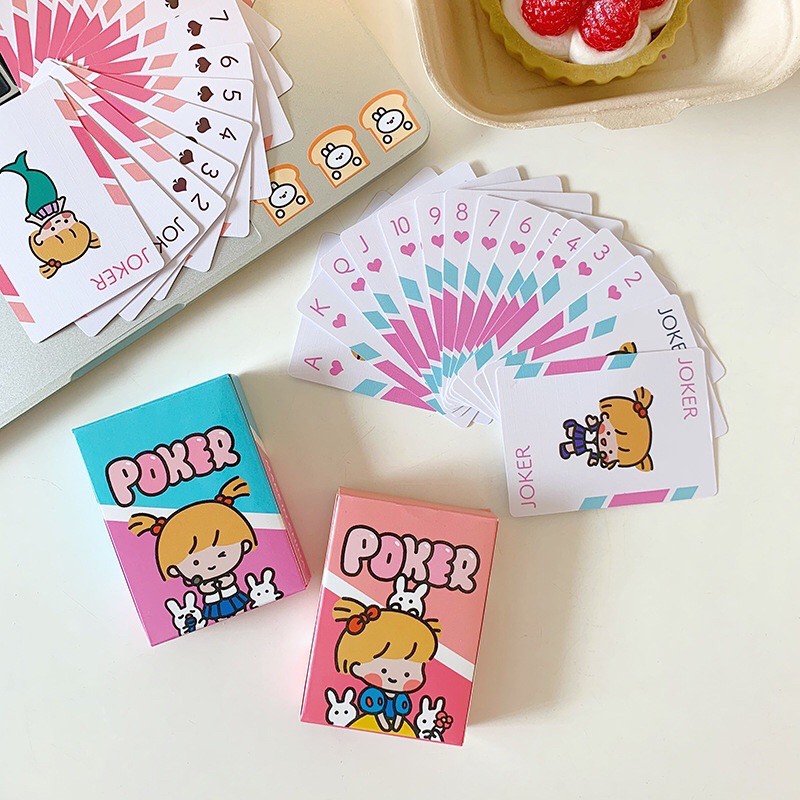 Bộ bài Poker, bài tây hoạt hình dễ thương