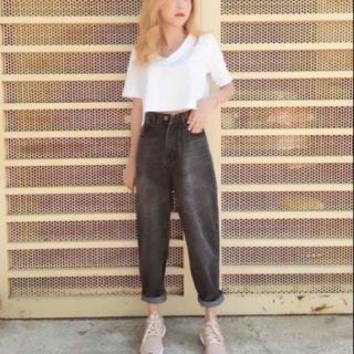 [RẺ VÔ ĐỊCH[ QUẦN BAGGY NỮ MÀU XÁM ĐEN ĐẸP ĐỘC LẠ