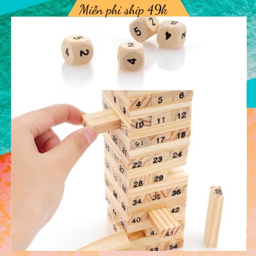 Trò chơi rút gỗ 54 thanh 0079843 miễn phí ship 49k