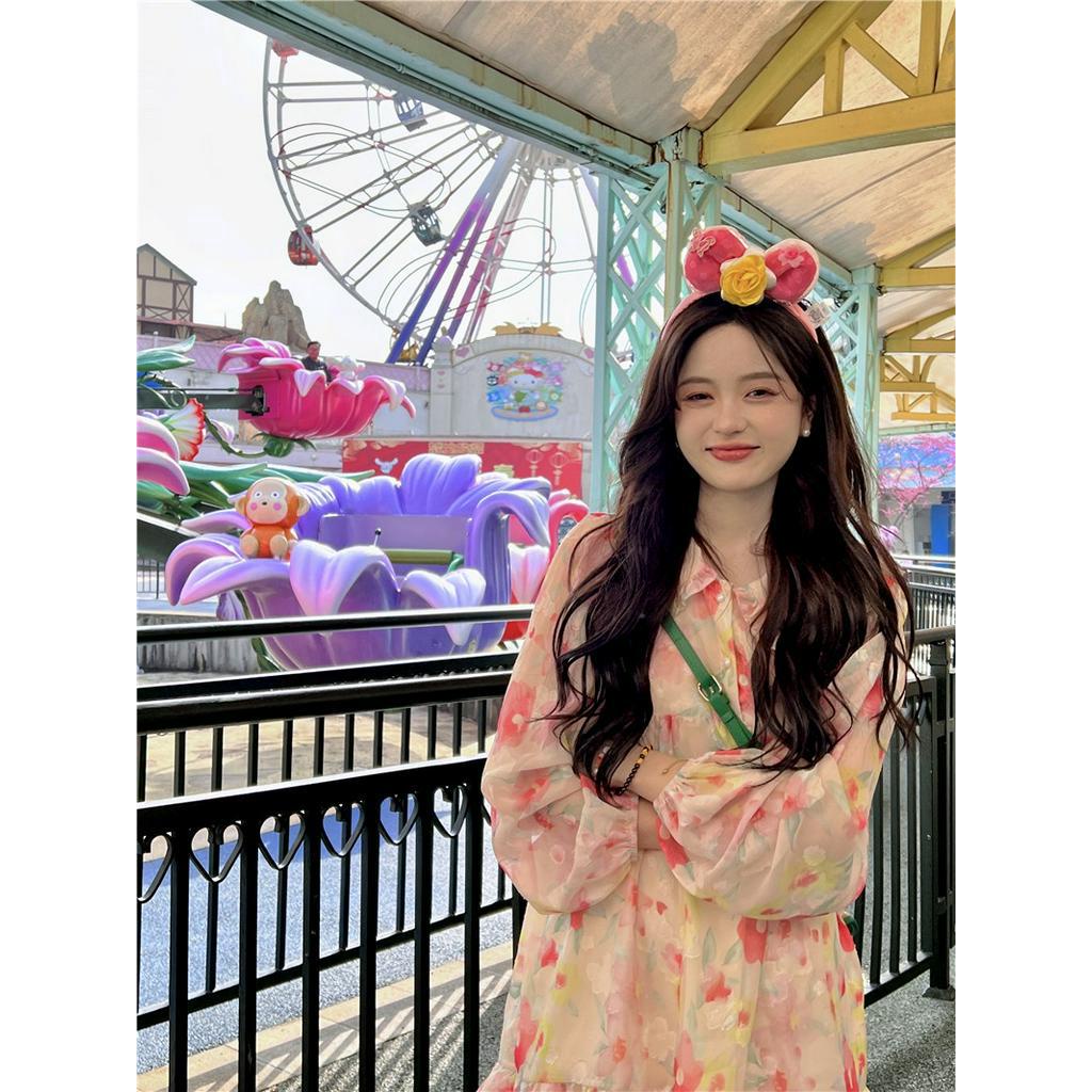 Đầm Hoa Cổ Búp Bê Thời Trang Hàn Quốc Xinh Xắn 52650