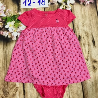 Combo 2 body váy cho bé gái hiệu Carter