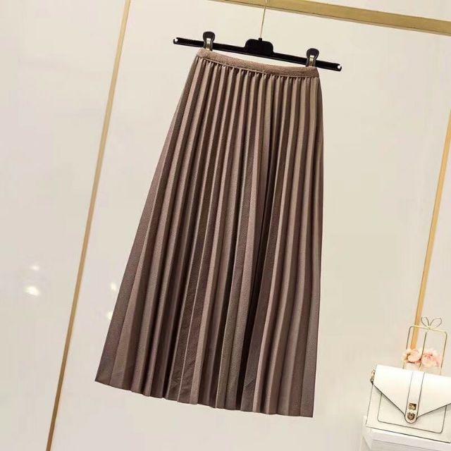 Chân váy dập li hàng QCL1